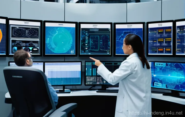 산업공학과 리스크 평가 - **Prompt:** A diverse group of adult male and female industrial workers collaborating in a brightly ...