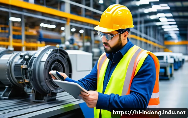 산업공학에서의 리스크 관리 - **Prompt 1: Industrial Hazard Identification and Assessment**
"A vibrant, wide-angle shot of a m...